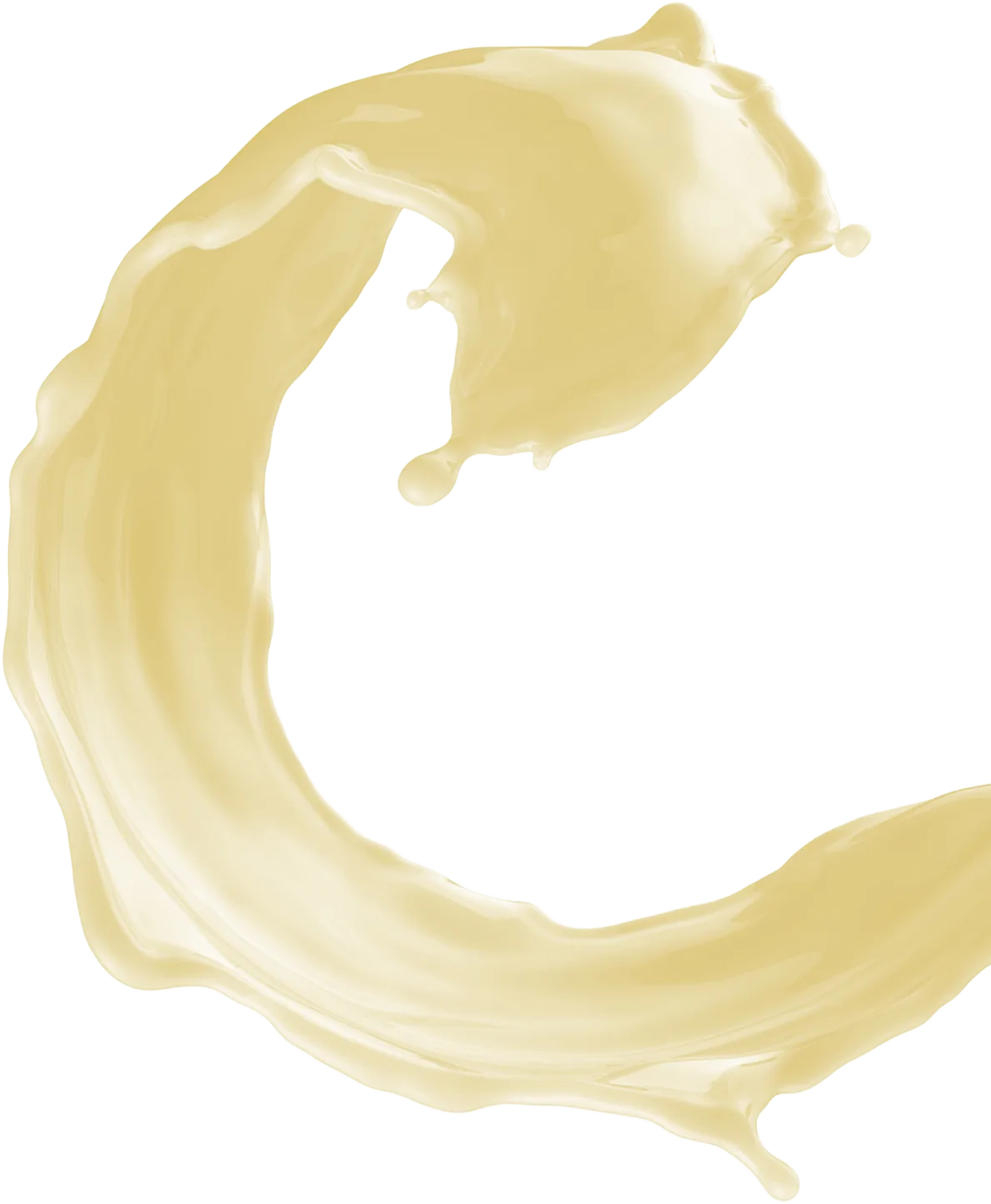 Splash eines vorberiteten Eiweiß Pro Pulver Vegan.